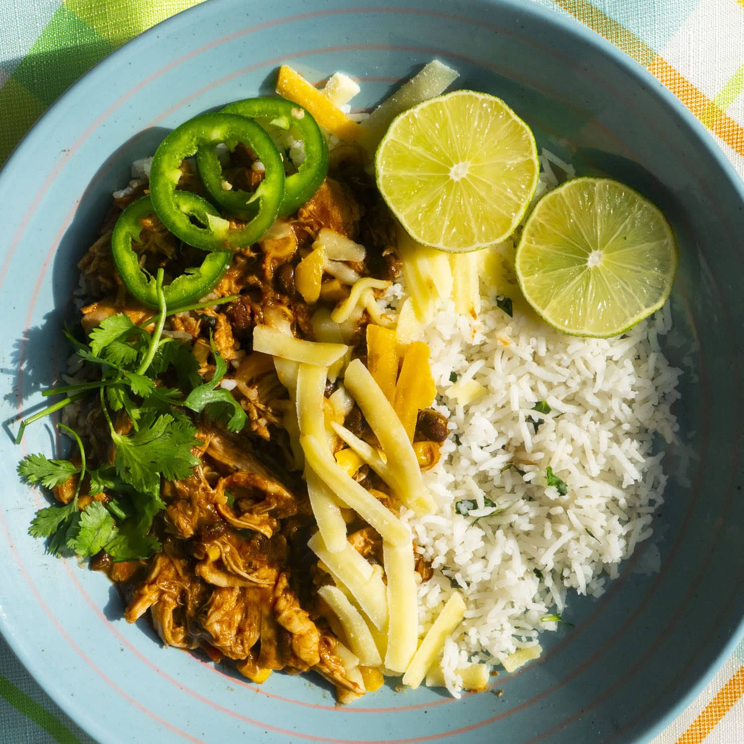 Flavorful Crockpot Salsa Chicken with Black Beans & Corn Recipe